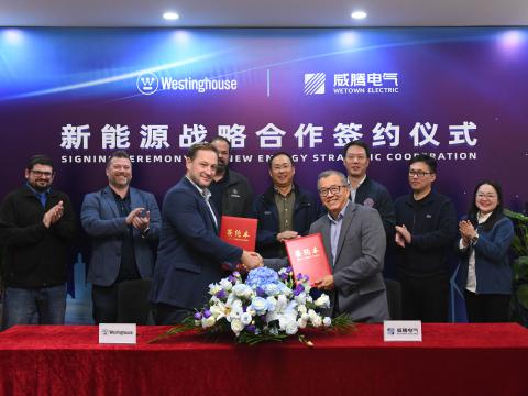 emc易倍电气与西屋电气正式达玉成球新能源战略相助